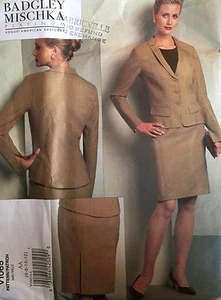 NEW VINTAGE 2008 VOGUE DESIGNER FITTED SKIRT SUIT SEWING PATTERN V1065 6-12 AA - Picture 1 of 2
