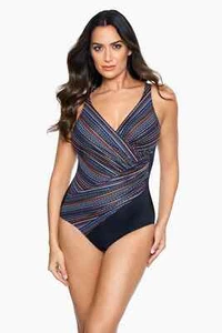 Miraclesuit Shimmer Links Oceanus Swimsuit Sample Size UK 10 BNWT 6552488 - Picture 1 of 6