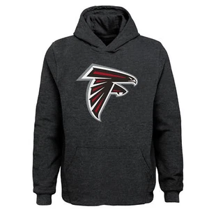 Outerstuff NFL Atlanta Falcons Youth Primary Logo Team Color Fleece Hoodie - Picture 1 of 2