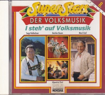 Superstars der Volksmusik - I steh' auf Volksmusik - Vol. 8 -CD-1108- near mint - Bild 1 von 2