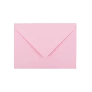 133 x 184 Hellrosa 5x7 Zoll Umschlag | Gummiert | 120 g/m² V-Klapp Rosa Umschlag - Bild 1 von 3
