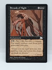 NM Strands of Night Black Uncommon Weatherlight MtG Magic The Gathering 1997