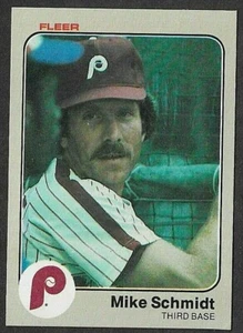 Mike Schmidt 1983 Fleer Baseball Karte #173 - sehr schön! TOLLE ZENTRIERUNG/ECKEN  - Bild 1 von 2