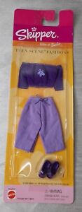 Skipper Barbie Teen Scene Fashion 68028-81 Purple Outfit With Shoes 2000 New