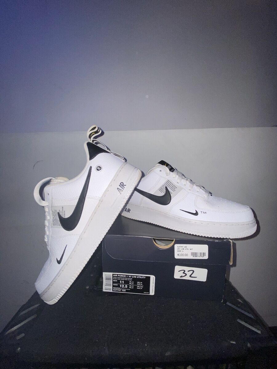 Nike Air Force 1 Utility White Black for Sale - Authenticity Nike Air Force 1 Utility White Black for Sale - Authenticity