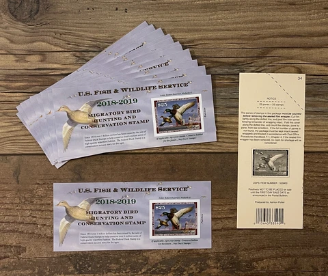 #RW85A 2018 / 2019 - US Federal Duck Stamp - LotP **New From Sealed Pack** Cover