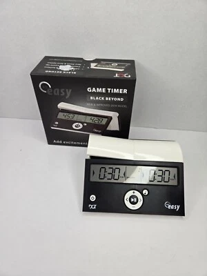 Easy Game Timer Chess Black And White DGT Black Beyond  - Image 1 of 4