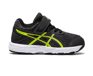 ASICS 1014A085.023 CONTEND 6 TS Inf`s (M) Graphite Grey/Yell Mesh Athletic Shoes - Picture 1 of 7