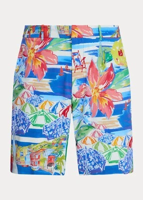 Polo Ralph Lauren Men 9" Floral Riviera Graphic Golf Plus Swim Trunk Shorts  35 - Image 1 of 4
