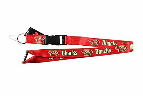 NEW 2022 Designer MLB RED ARIZONA DIAMONDBACKS Dynamic Clip On Keychain Lanyard Cover