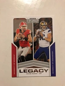 Tarjeta Legacy 2020 Panini Contenders Draft Picks Jacob Eason - Imagen 1 de 1