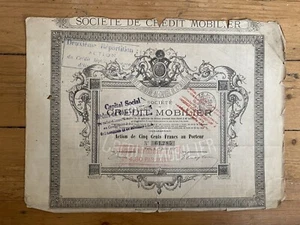 CREDIT MOBILIER 1878 (L) - Picture 1 of 1