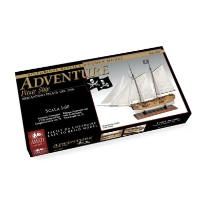 Amati art.  B1446 Scatola montaggio Nave Pirata Adventure - Immagine 1 di 4