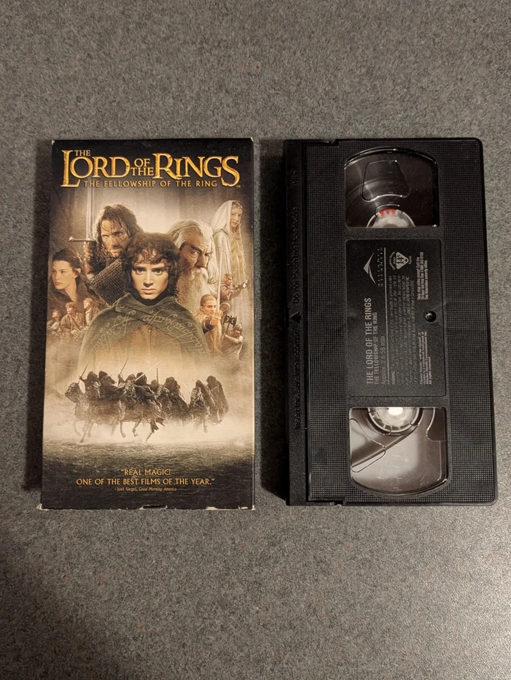 Lord of the Rings: The Fellowship Of The Ring VHS Movie VCR Tape Vintage 2001 - Image 1 of 4