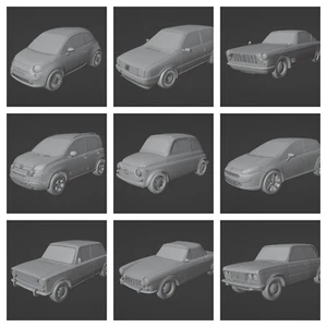 3d Printed 1/87 H0 Scale Cars (F*) many models to choose from - Foto 1 di 61