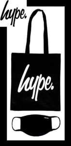 β€οΈHYPEπOfficialπUnisex Script TOTE BAG & Just Hype FACE MASK SetπNEWβ€οΈ21π - Picture 1 of 2