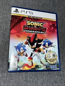 Sonic X Shadow Generations Day One Edition - Sony PS5 - Complete - Picture 1 of 4