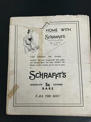 1937 New York Yankees vs New York Giants World Series Game Program - Image 1 of 4