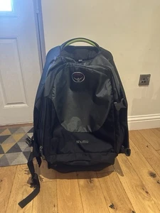 Osprey Shuttle 100L Wheeled Duffel Bag Luggage Highroad Chassis 32” Black - Picture 1 of 21