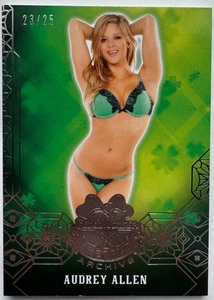 2023 BENCHWARMER EMERALD ARCHIVE AUDREY ALLEN SILVER FOIL BASE CARD /25 - Picture 1 of 2
