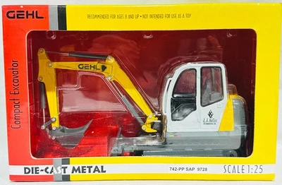 Gehl/J.J. Keller GE 602 Compact Excavator By DCP 1/25th Scale - Image 1 of 4
