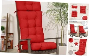 Indoor/Outdoor Rocking Chair Cushion Anti-Slip Tufted Patio Furniture Cushion - Picture 1 of 8