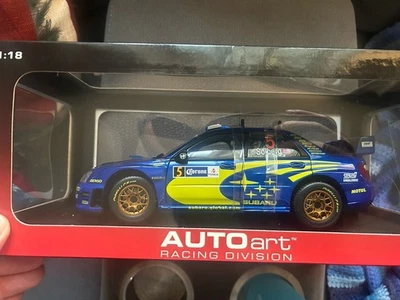 Autoart 1/18 Subaru Impreza #5 WRC 2005 “Winner Rally Mexico” SuperRARE! 80592 - Image 1 of 4