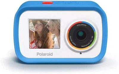 POLAROID-ID922 18MP 4K Waterproof Dual Screen Sports Wi-Fi Action Camera - Blue - Image 1 of 4