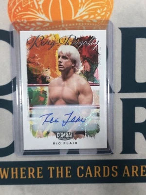 2025 Panini Combat Anthology RIC FLAIR Ring Royalty Auto    SS - Image 1 of 2