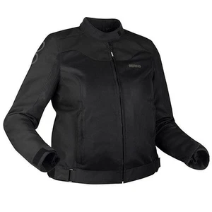 Bering Ladies Textile Plus Size Motorcycle Jacket Alias Black A Rated CE - Picture 1 of 4