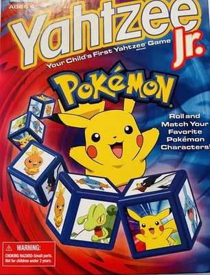 Pokémon Yahtzee Jr Dice Game Hasbro 2004 Complete Pikachu Family Preowned VG - Image 1 of 4
