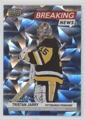 2024-25 Upper Deck Series 1 Breaking News Tristan Jarry #BN-7 - Image 1 of 2