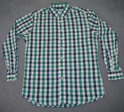 Coast Pawleys Huntington Shirt Mens M Gingham Check Long Sleeve Button Down - Image 1 of 4