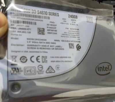 INTEL SSDSC2KG240G8 240GB 2.5-INCH SATA III SOLID STATE DRIVE SERIES D3-S4610 - Image 1 of 2