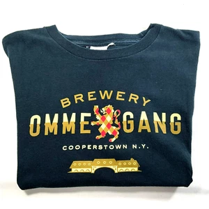 Ommegang Brewery Cooperstown NY Adult Black Large TShirt - Picture 1 of 5