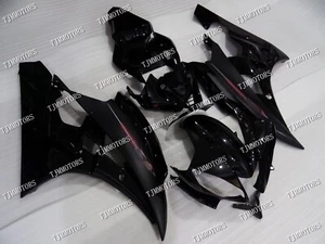 Fit for 2006 2007 YZF R6 Black ABS Injection Mold Bodywork Fairing Panel Kit - Picture 1 of 10