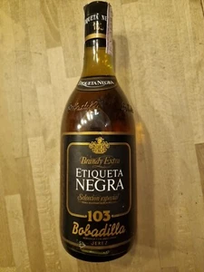 103 Bobadilla NEGRA BRANDY EXTRA 4Pesetas SIEGEL,SEHR ALT ,SEHR SELTEN - Bild 1 von 5