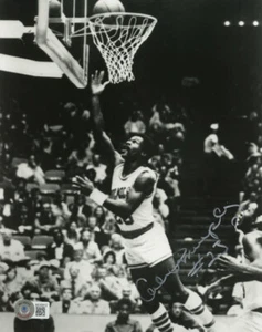 CALVIN MURPHY SIGNED AUTOGRAPHED 8x10 PHOTO HOUSTON ROCKETS LEGEND BECKETT BAS - Picture 1 of 2
