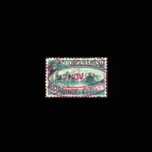 Estampillas de Nueva Zelanda números regulares, usadas, XF Scott # 82, SG 258, hermoso rojo 11 - Imagen 1 de 1
