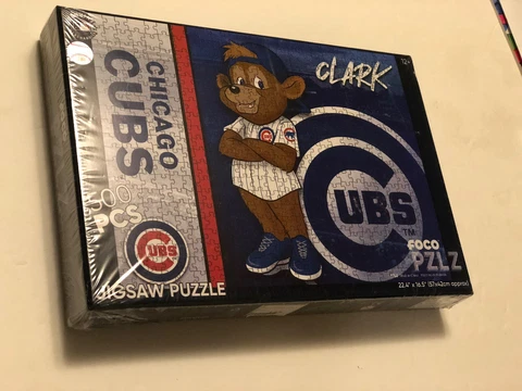 Chicago Cubs Clark MLB Mascot Puzzle by FoCo 500 pieces Forever Collectibles new Cover