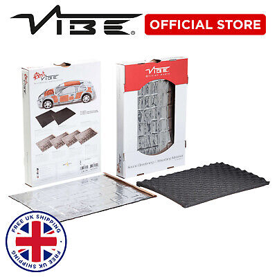VIBE Sound Deadening Wave Diffuser Sound  Sheets Starter 6 Pack SALE PRICE • 14.31€