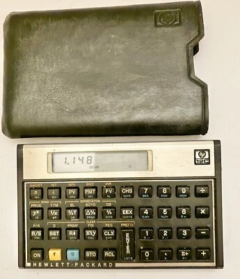 Hewlett Packard HP 12C Handheld Financial & Business Programmable Calculator - Image 1 of 2