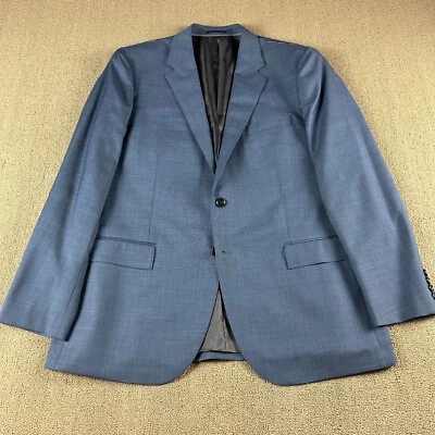J.Crew Ludlow Tollegno 1900 Slim Fit Sport Coat Blazer Blue Sz 46L NWT MSRP $425 - Image 1 of 4