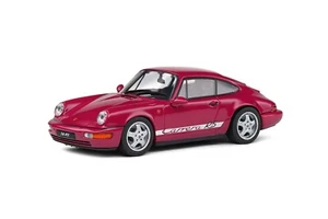 1/43 Solido Porsche 964 RS Red 1992 S4312902 cochesaescala - Picture 1 of 9