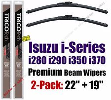 Wipers 2 Pack Premium Wiper Beam Blades - fit 2006-2008 Isuzu I-Series 19220/190