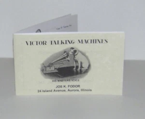 Folleto fonógrafo de Victor Talking Machines, REPRODUCCIÓN - Imagen 1 de 12