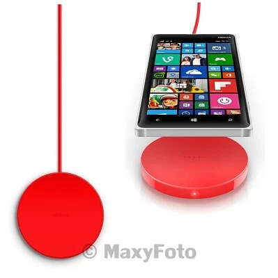 NOKIA CARICABATTERIE ORIGINALE RICARICA WIRELESS CHARGER DT-601 RED 793A43A - Immagine 1 di 4
