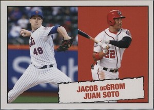 Juan Soto & Jacob DeGrom 2019 Topps Throwback Thursday TBT #31