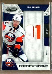 2010-11 Certified Fabric of the Game Team Die Cut Prime John Tavares PATCH /10