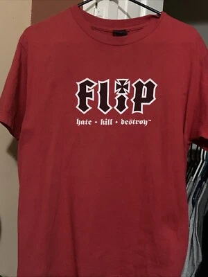 Camiseta vintage años 90 abatible monopatín odio*matar*destruir Foto 1 de 4